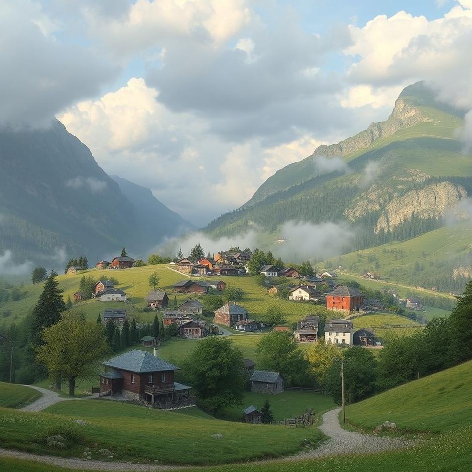 Dream : Village view in a dream