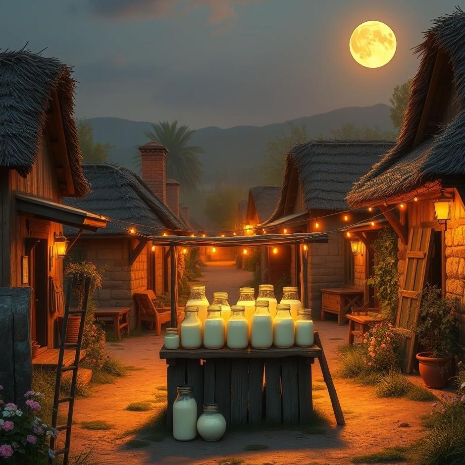 Dream : Village yogurt in a dream