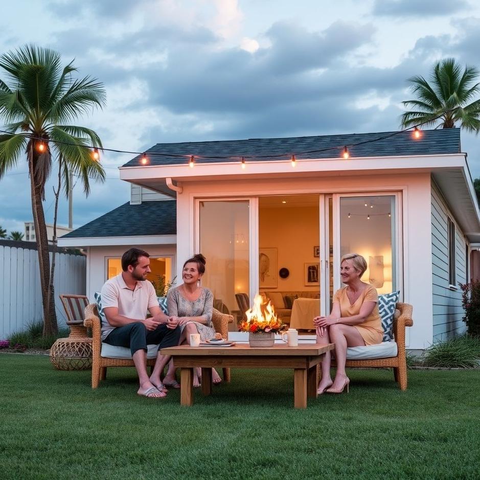 Dream : Visit home rental with friends in the dream