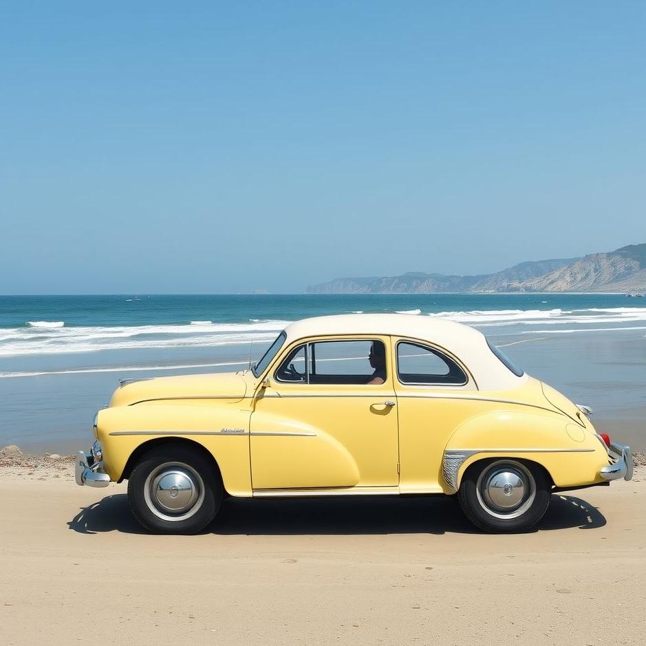 Dream : Visit the beach by car