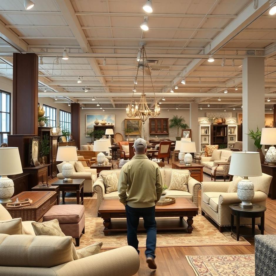 Dream : Visiting a furniture store in a dream
