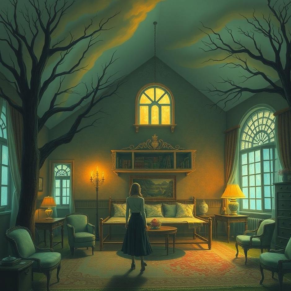 Dream : Visiting the rooms of the house in a dream