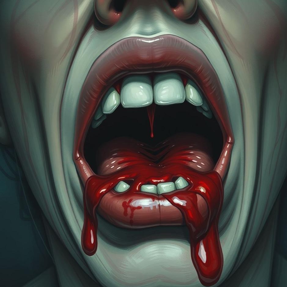 Dream : Vomit blood from mouth in the dream