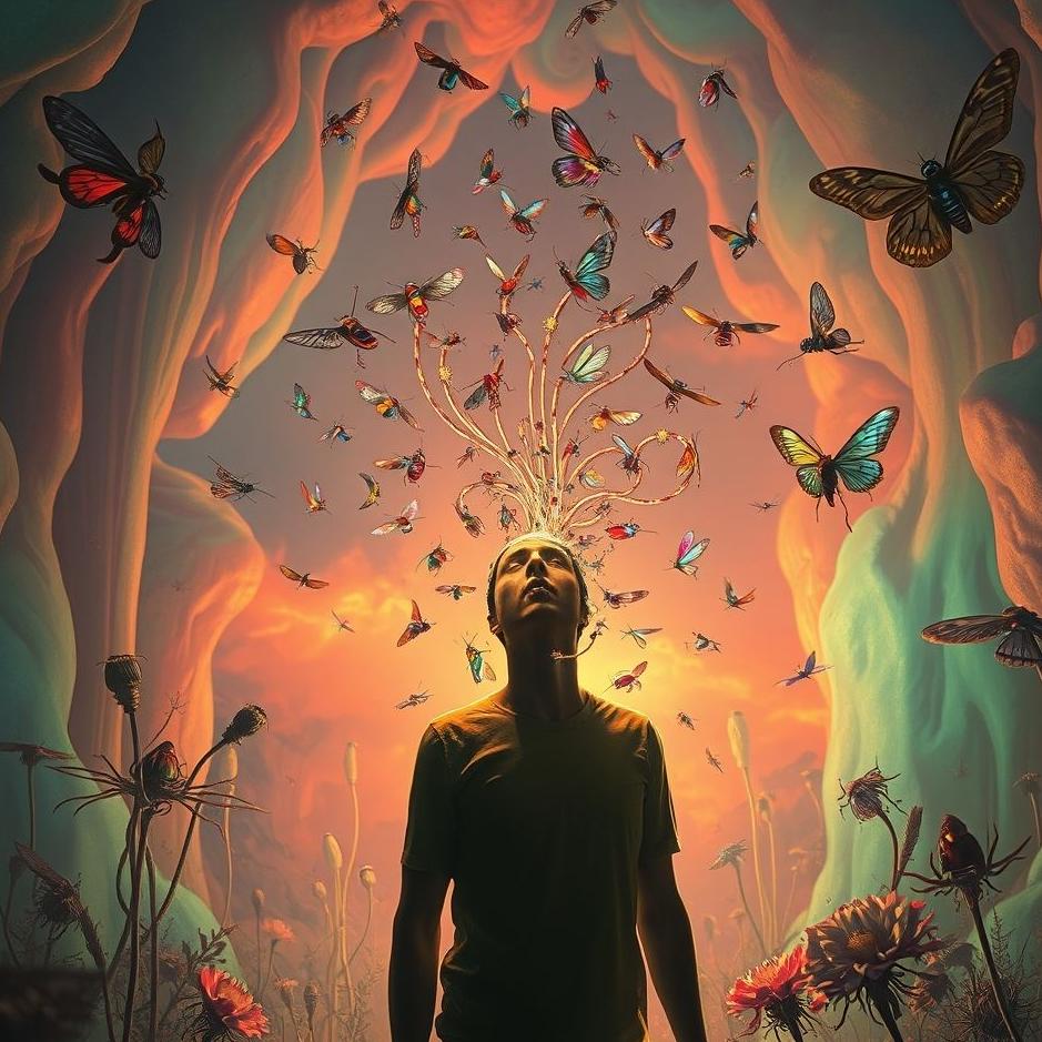 Dream : Vomit bugs from the mouth in the dream