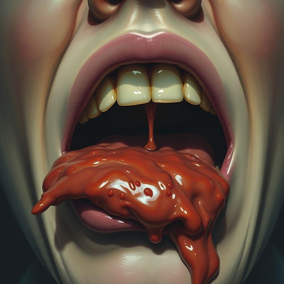 Dream : Vomit meat from the mouth in the dream