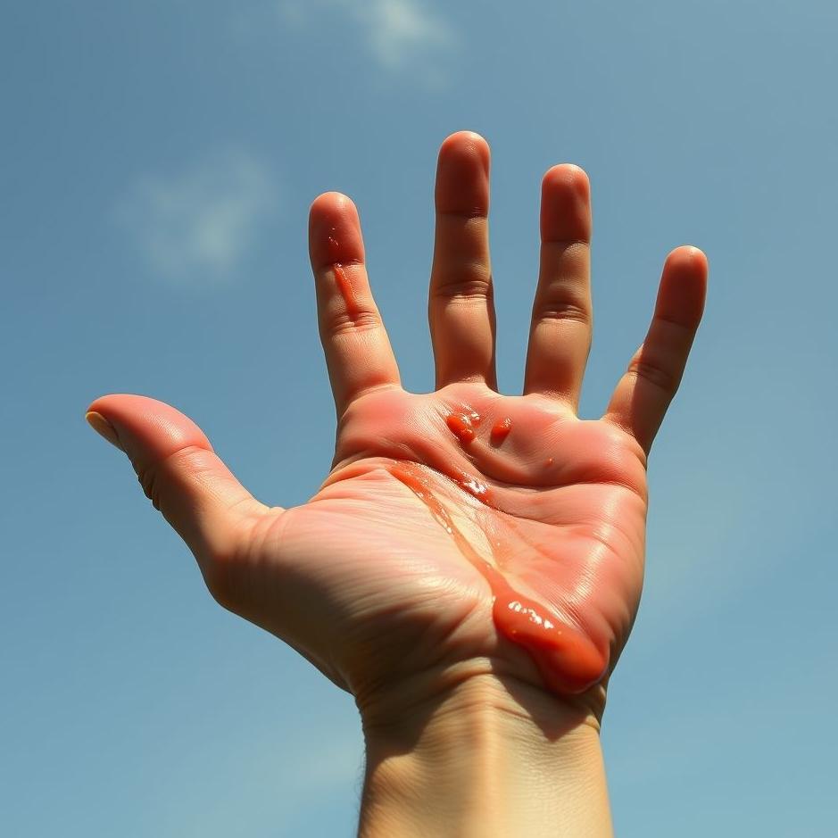 Dream Dictionary : Vomit the palm full of the dream