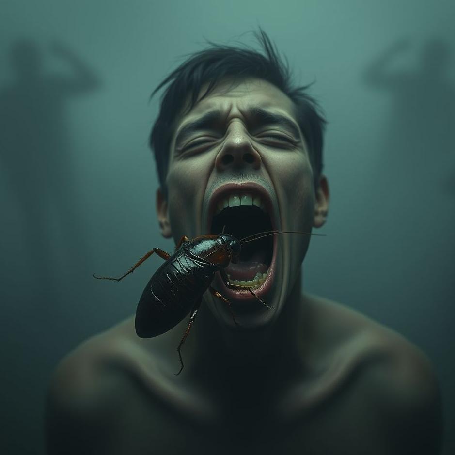 Dream : Vomiting a cockroach in a dream