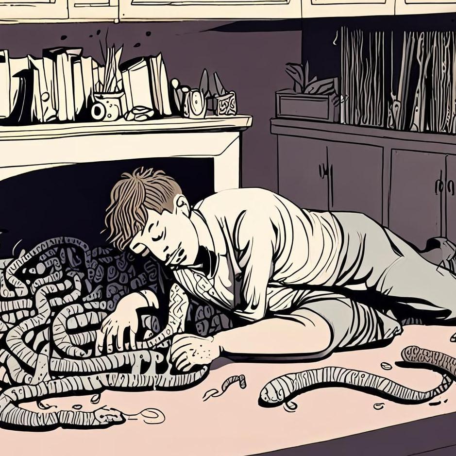 Dream : Vomiting a small worm in a dream