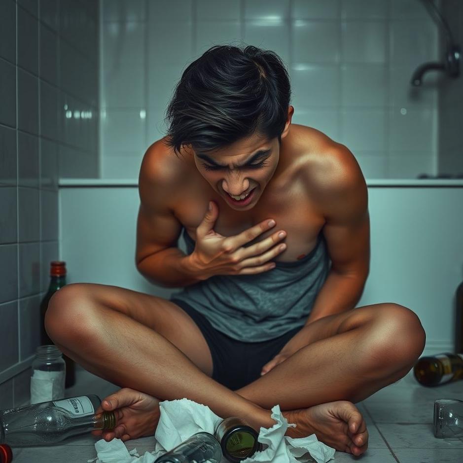 Dream : Vomiting after drinking alcohol