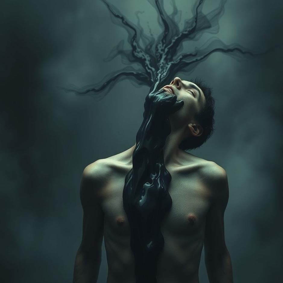 Dream : Vomiting black water in a dream