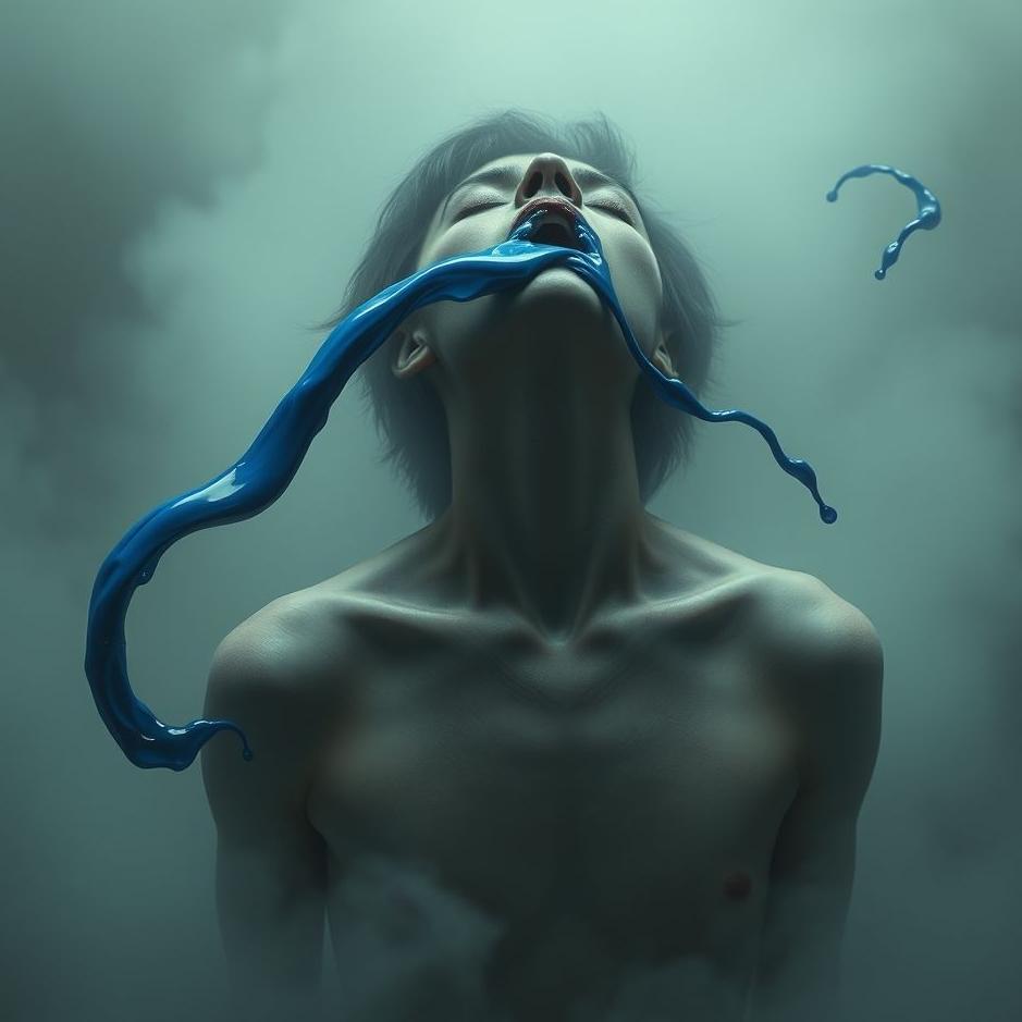 Dream : Vomiting blue blood in a dream