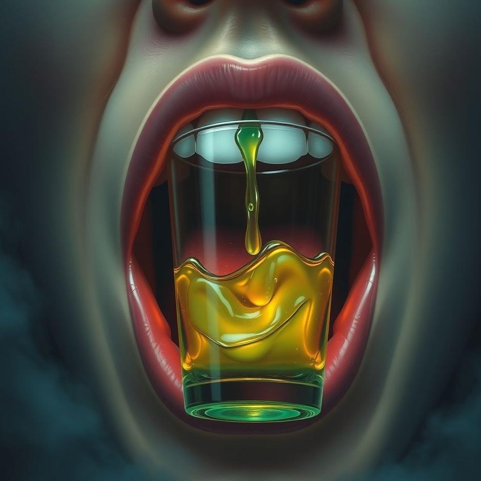 Dream Dictionary : Vomiting glass from the mouth in the dream