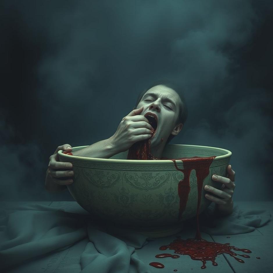 Dream : Vomiting in a bowl in a dream