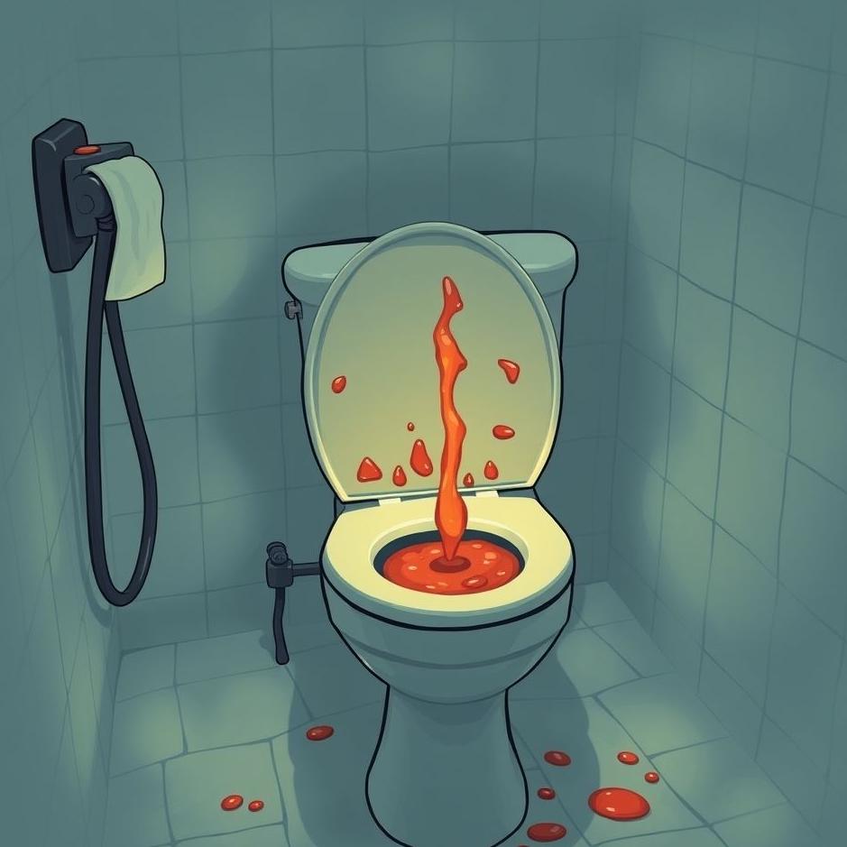 Dream : Vomiting in a toilet in a dream