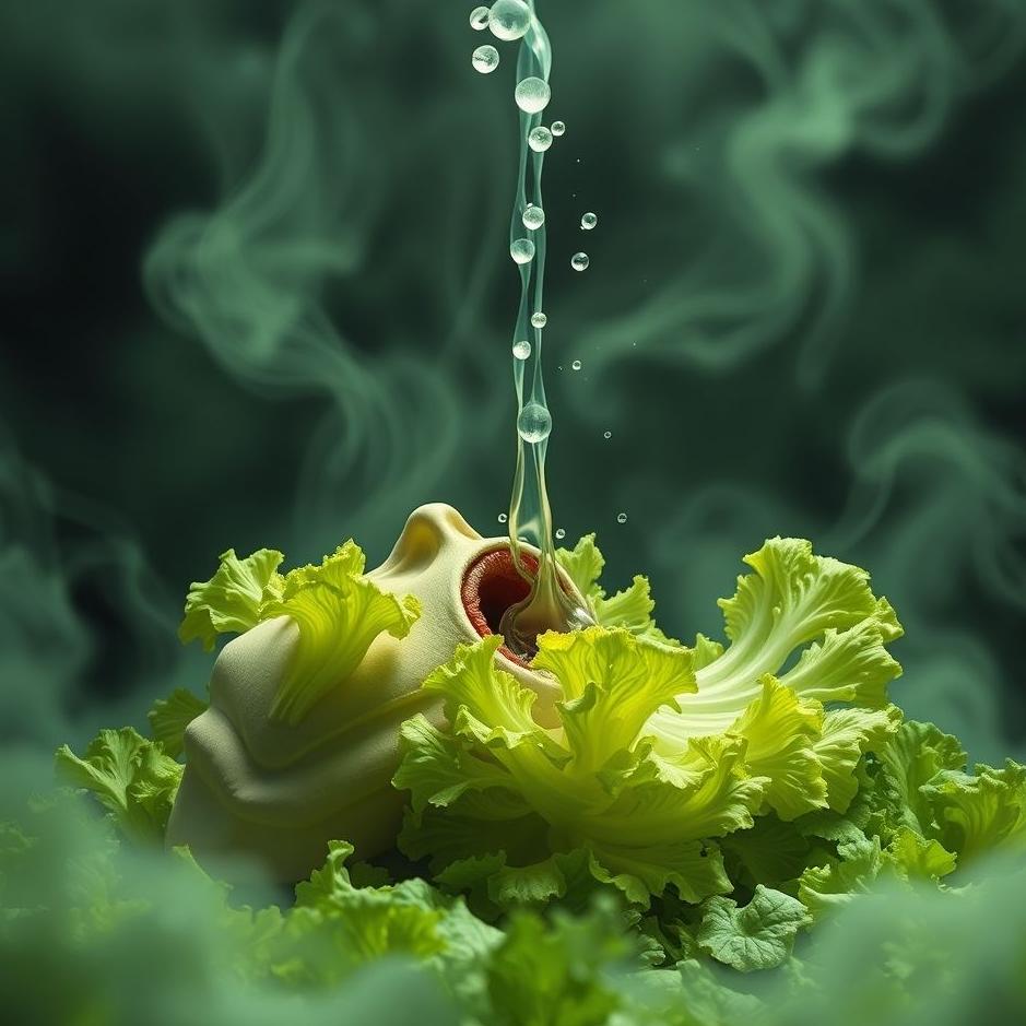 Dream : Vomiting lettuce in a dream