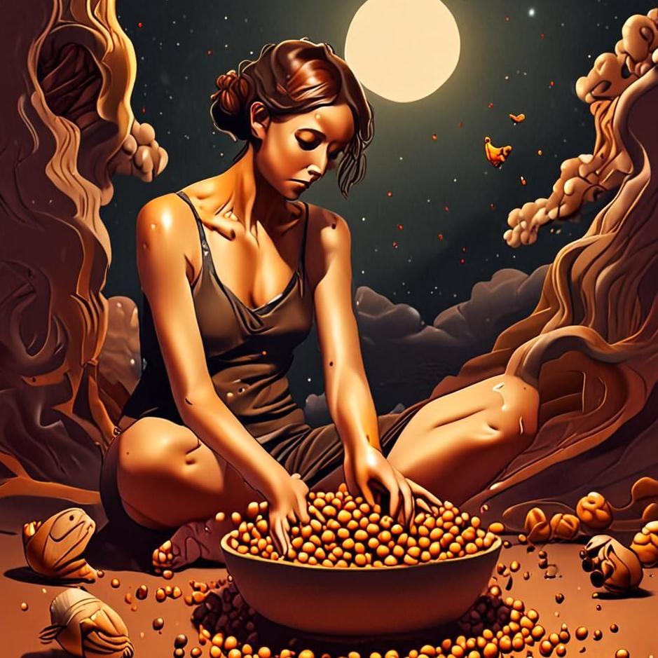 Dream : Vomiting roasted chickpeas in a dream