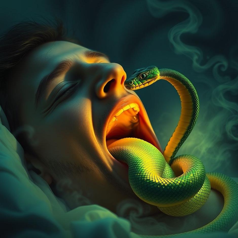 Dream : Vomiting snake from the mouth in the dream