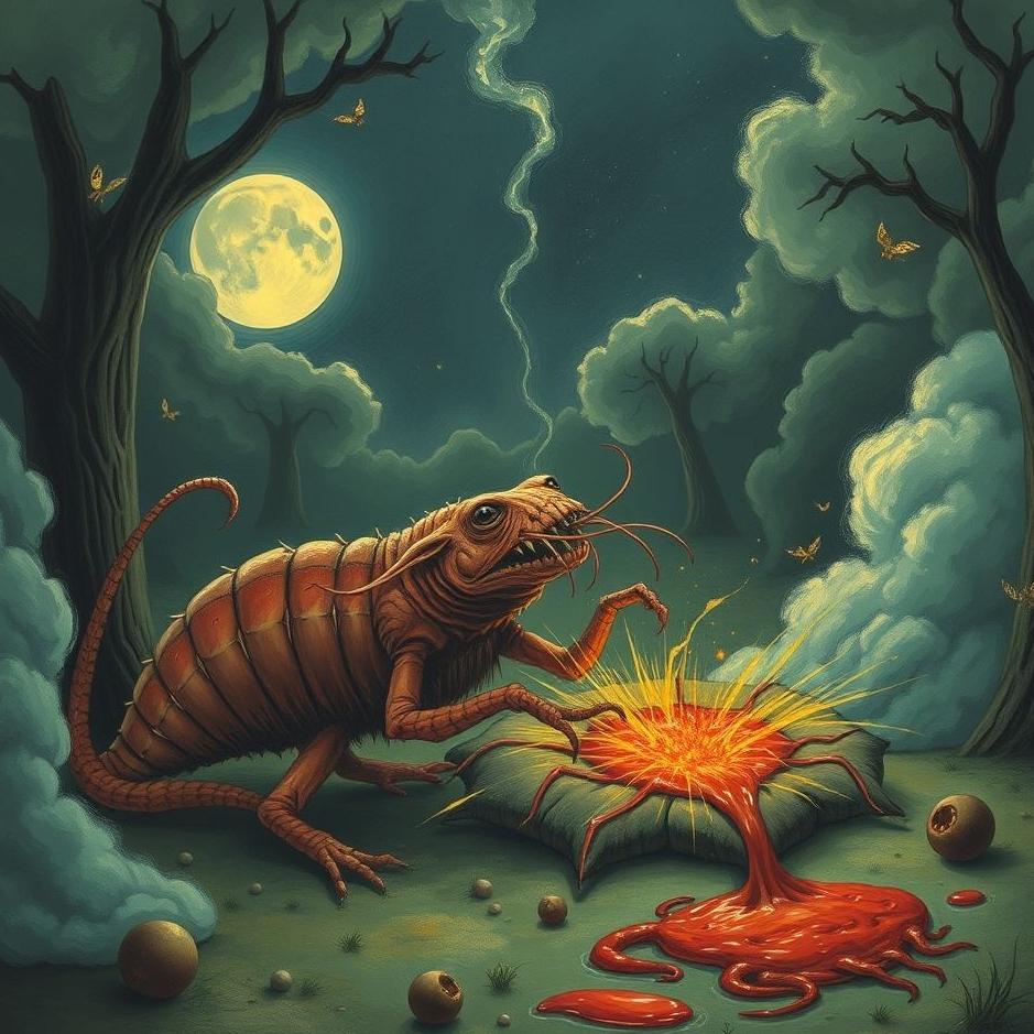 Dream : Vomiting vermin in a dream