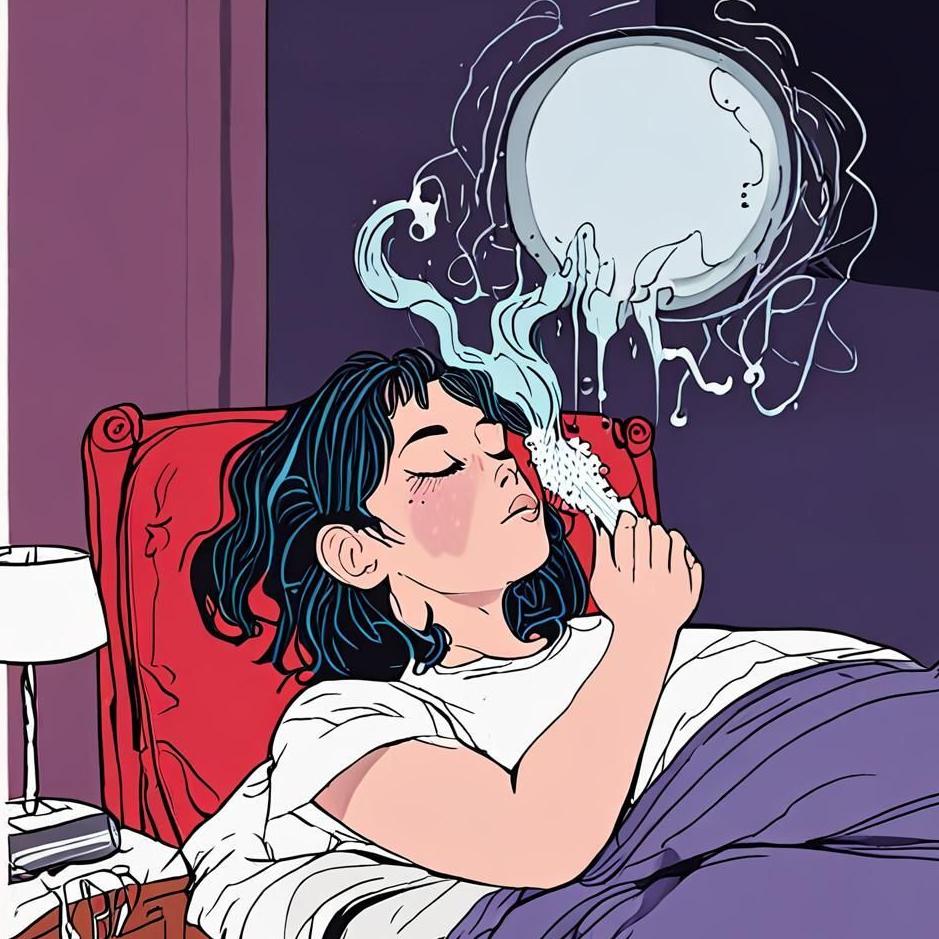 Dream : Vomiting while gushing in a dream