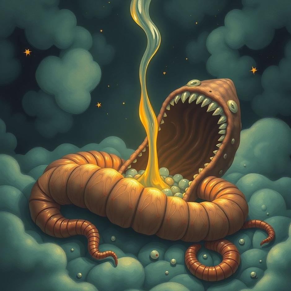Dream : Vomiting worms in a dream