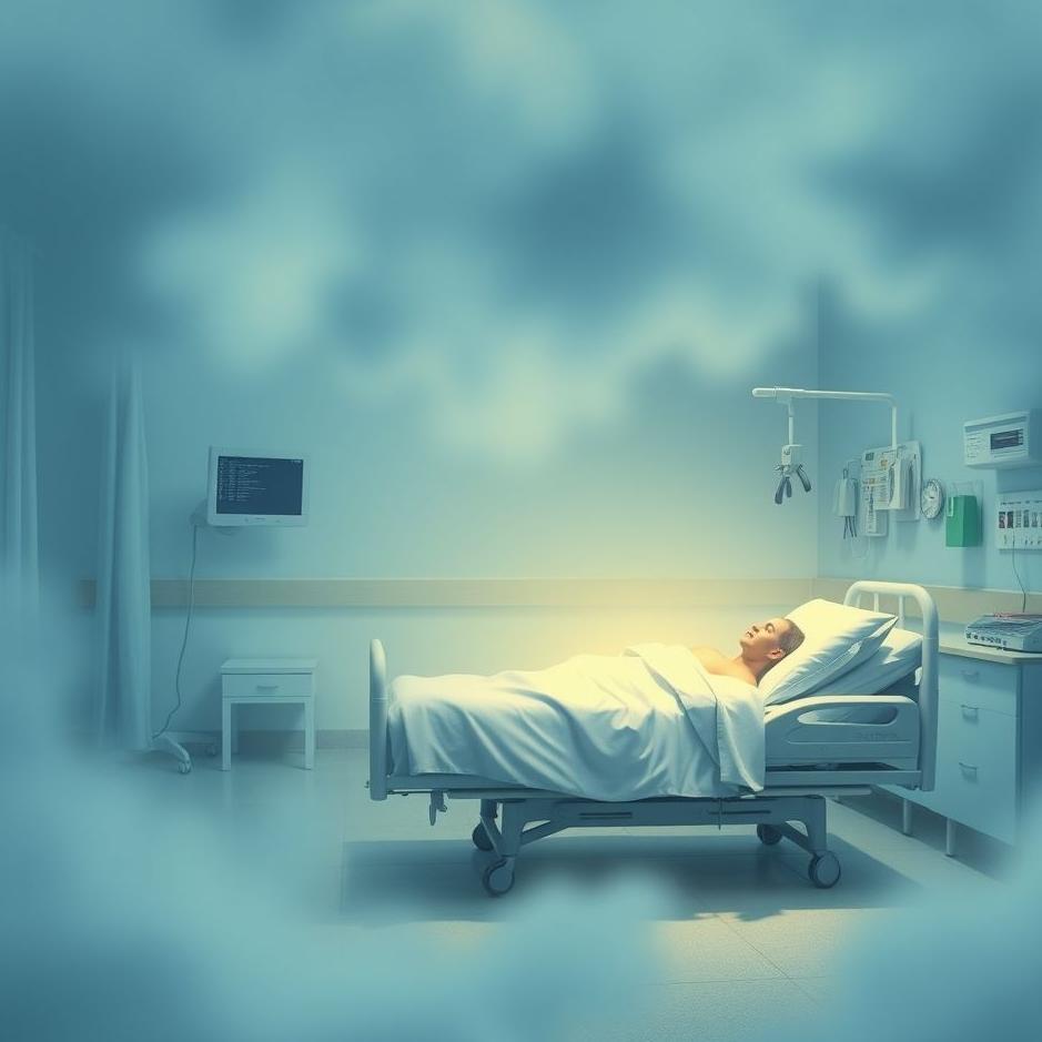 Dream : Waiting by a patient in a hospital in a dream