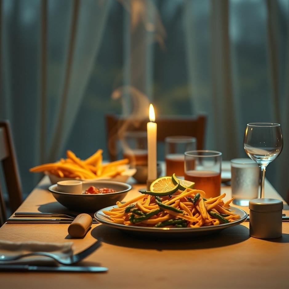 Dream : Waiting for food on the table in a dream