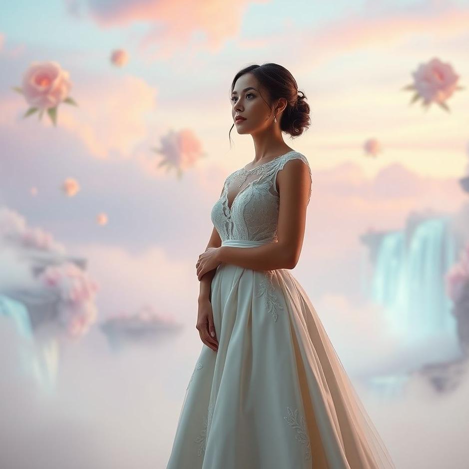 Dream : Waiting in a wedding dress in a dream