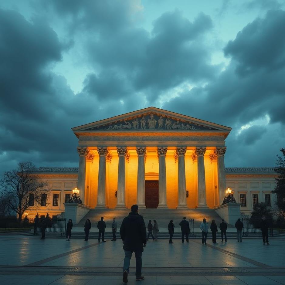 Dream : Waiting in front of a court in a dream