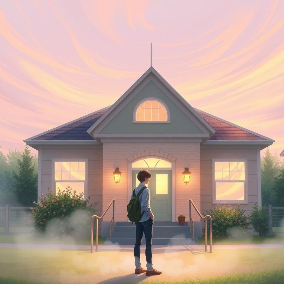 Dream : Waiting in front of a school in a dream