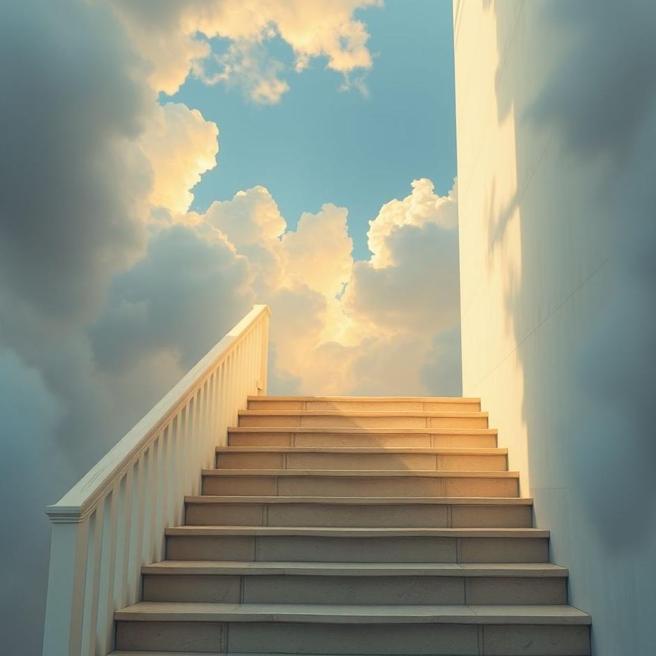 Dream : Waiting on the stairs in a dream