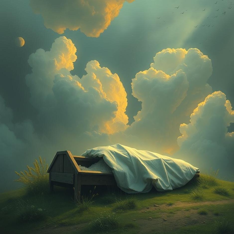 Dream : Waiting to be buried in a dream