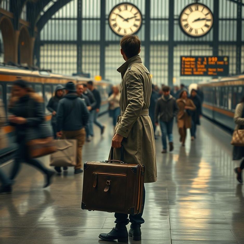 Dream Dictionary : Waiting with a suitcase 