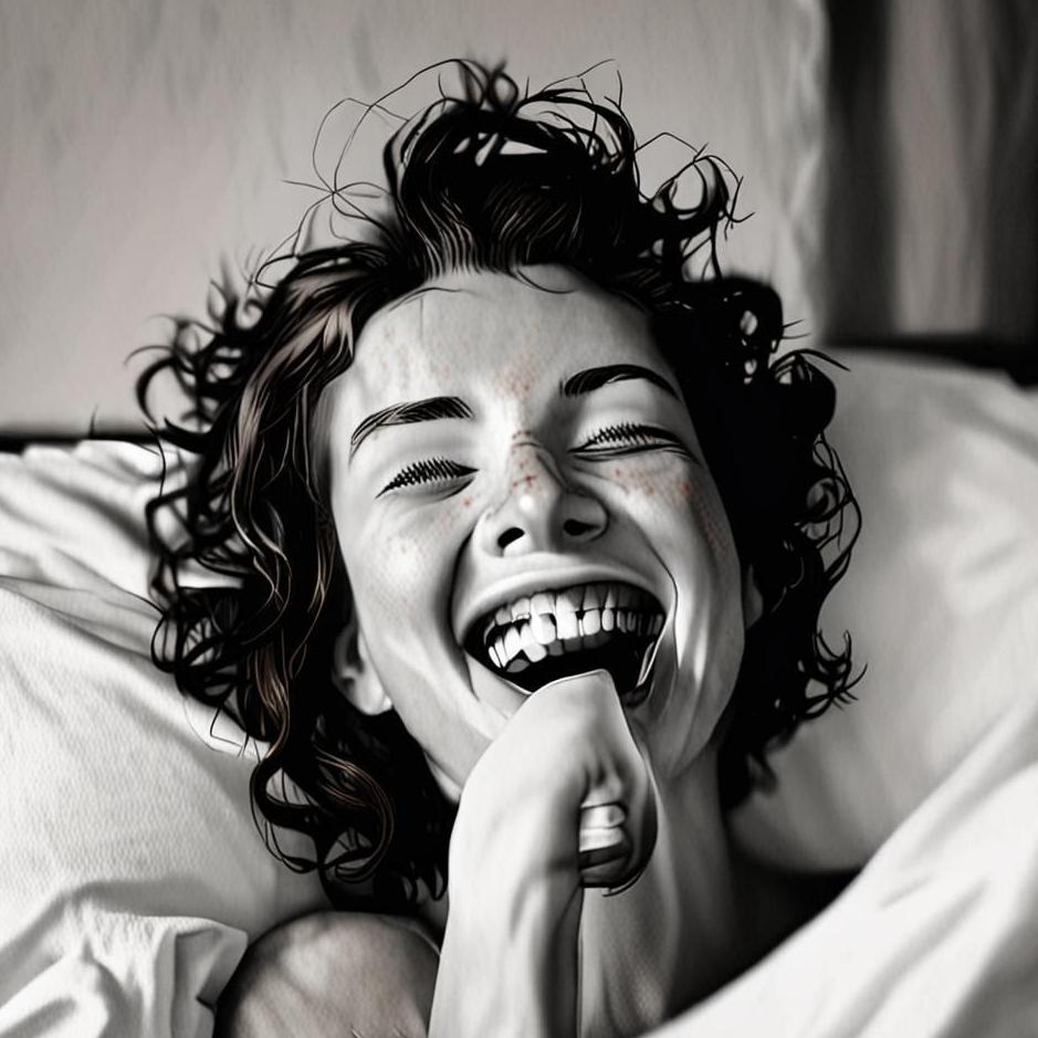 Dream : Waking up with laughter in a dream