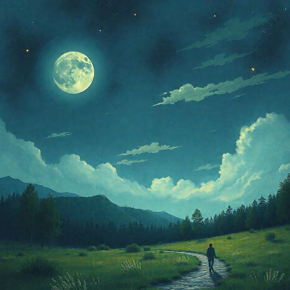 Dream Dictionary : Walk in the moonlight in the dream