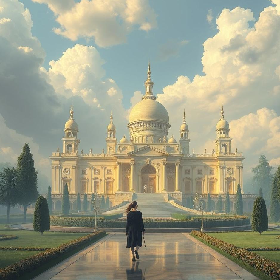 Dream : Walk in the palace in a dream