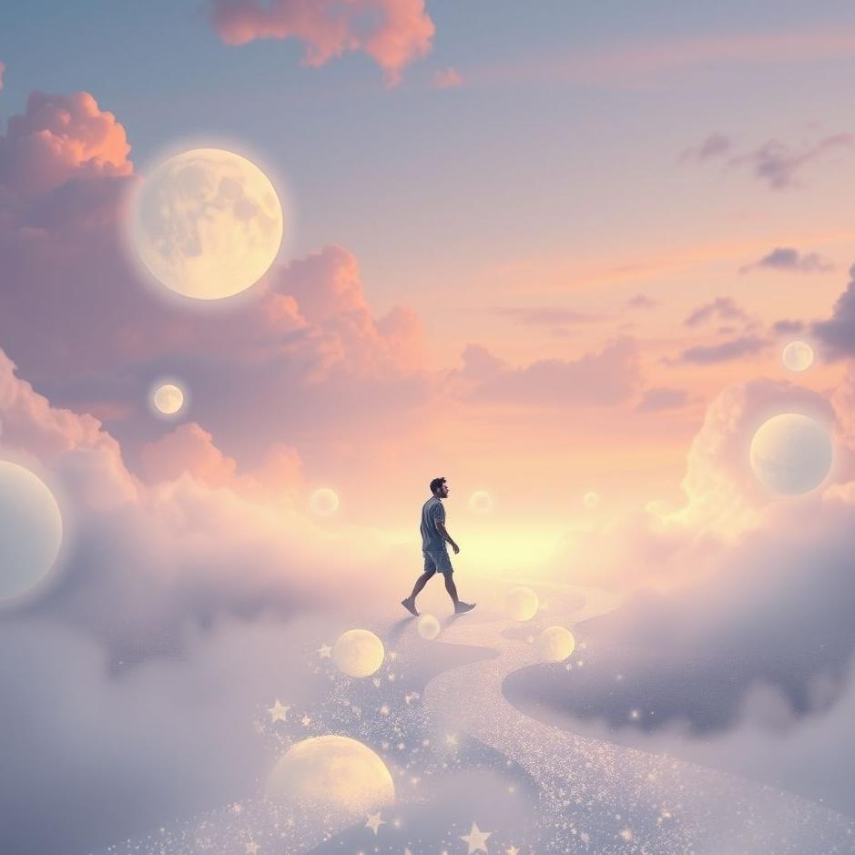 Dream : Walk with man in the dream