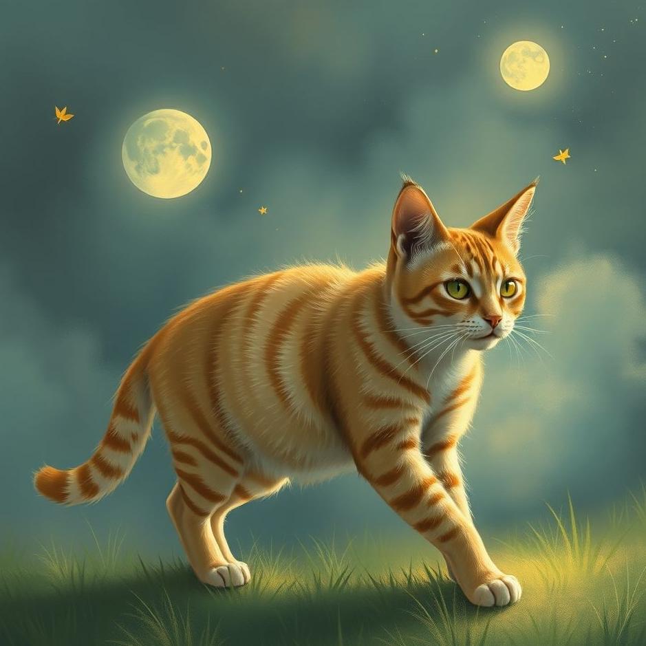 Dream : Walking a cat in a dream