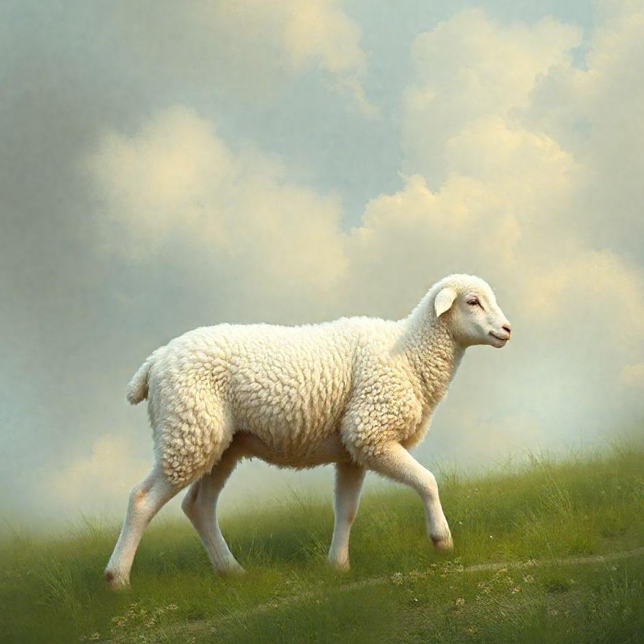 Dream : Walking a lamb in a dream