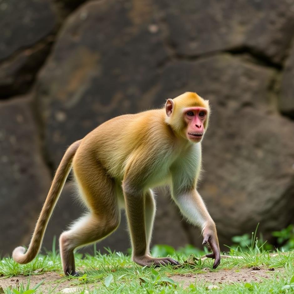 Dream : Walking a monkey