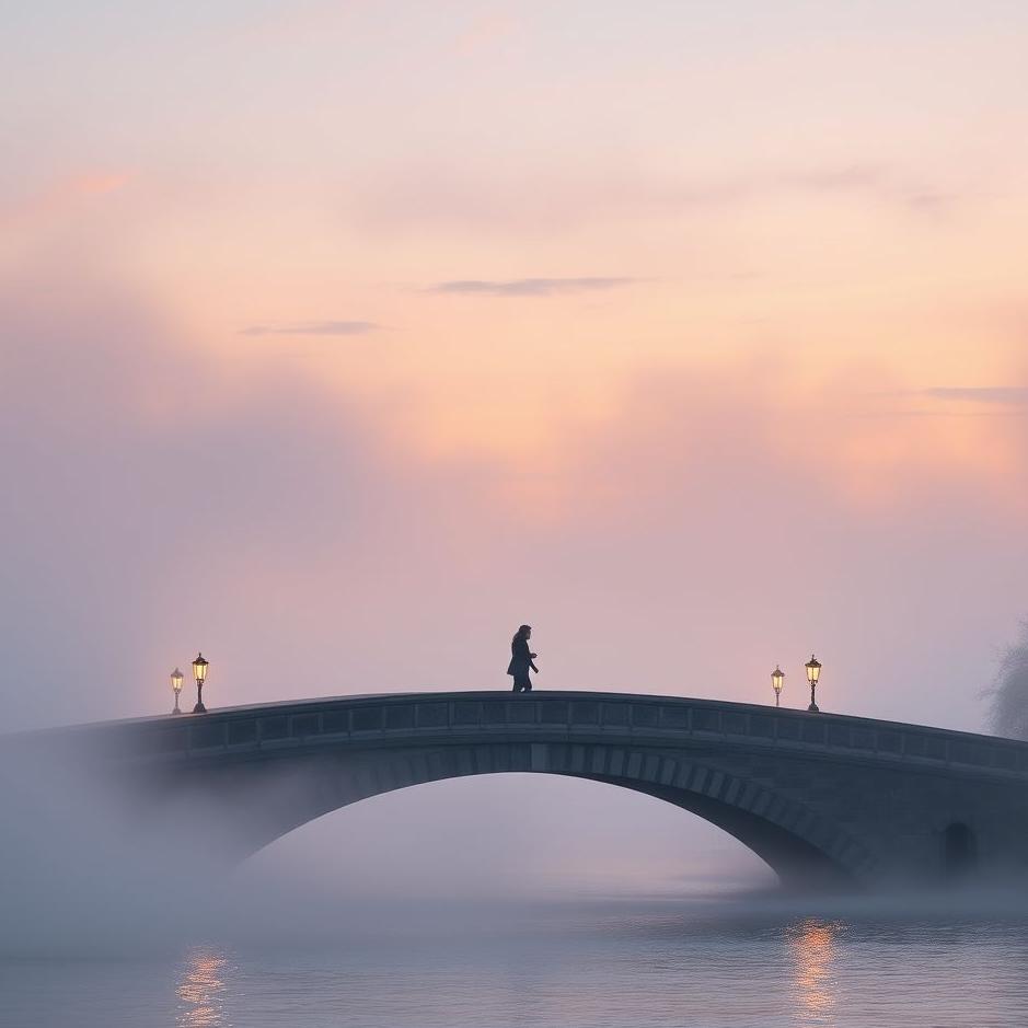 Dream : Walking across a bridge in a dream