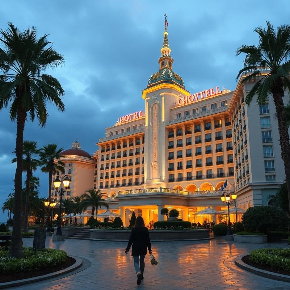 Dream : Walking around a hotel in a dream