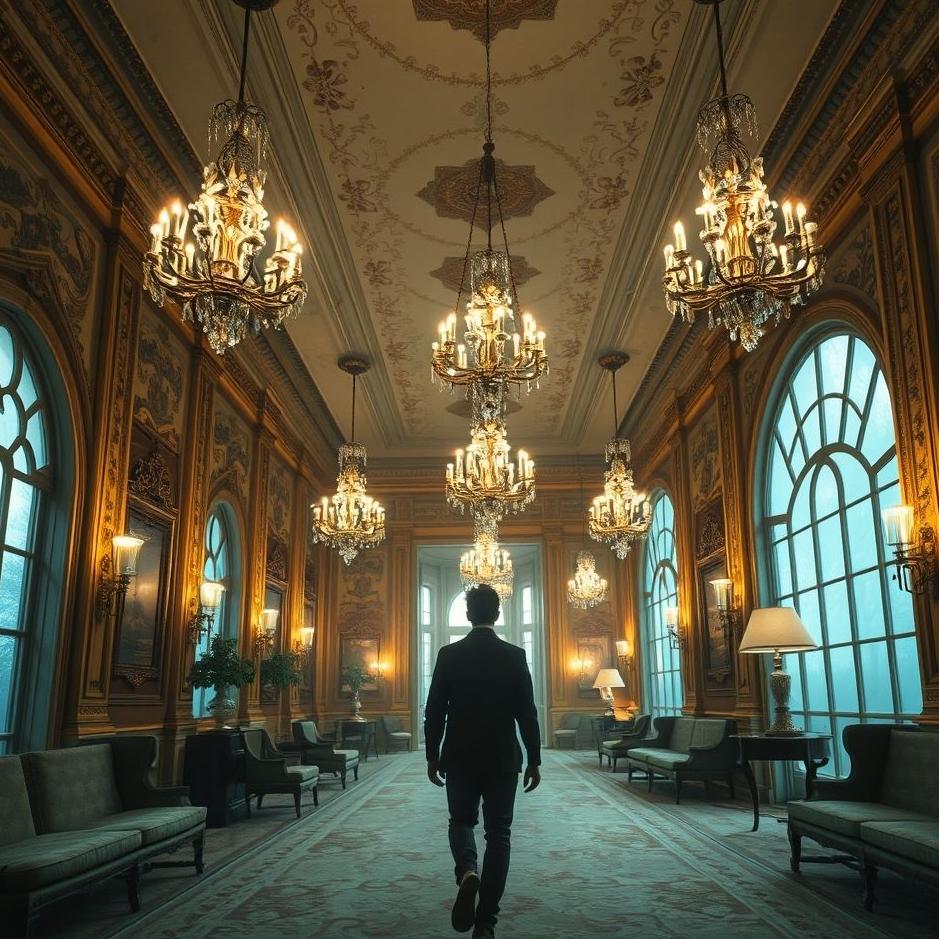 Dream : Walking around a mansion in a dream