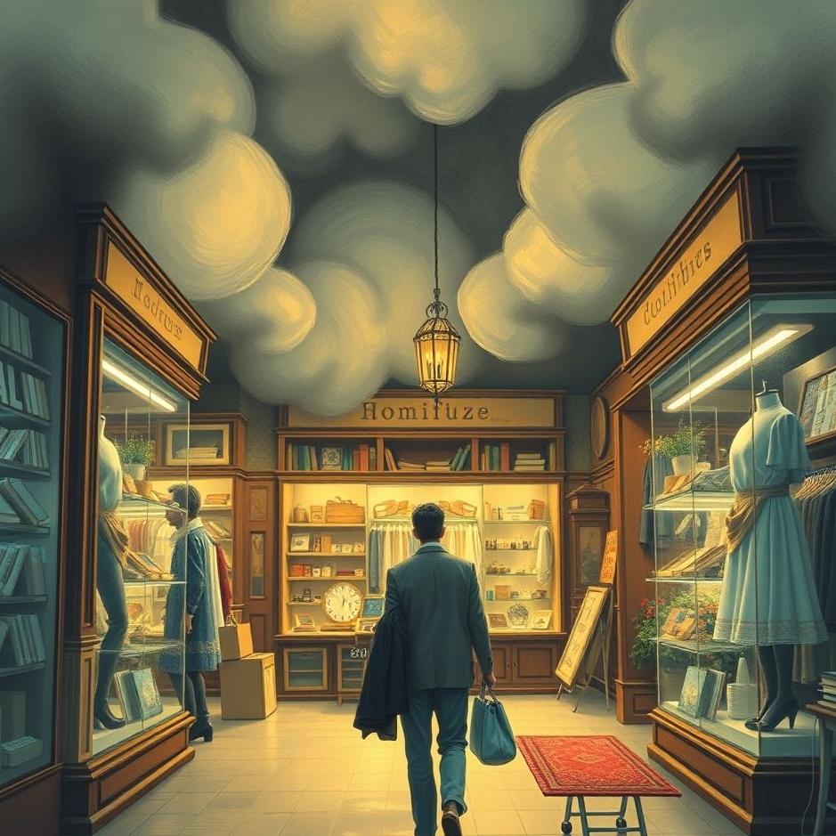 Dream : Walking around a store in a dream
