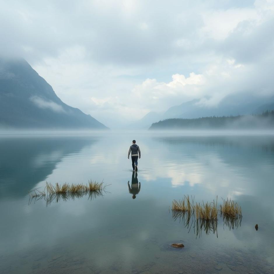 Dream : Walking around in a lake in a dream