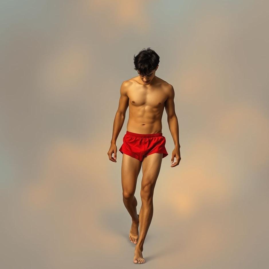Dream : Walking around in red underwear in a dream