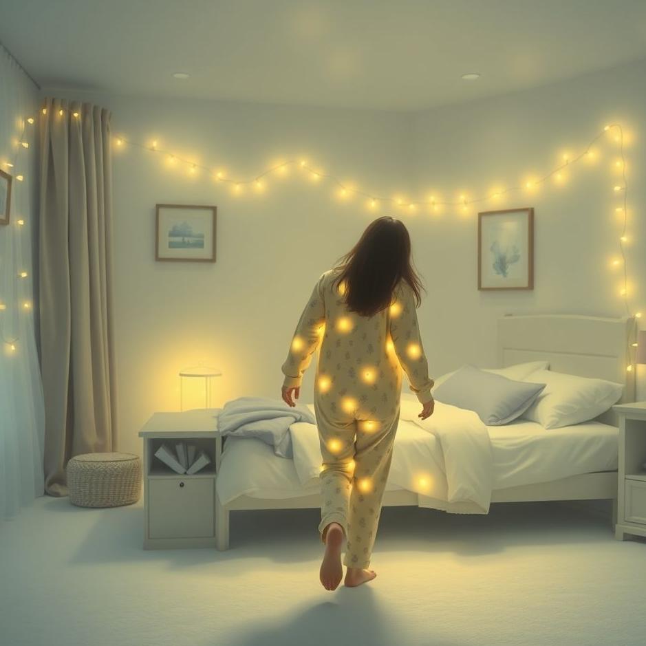 Dream : Walking around in your pajamas in a dream