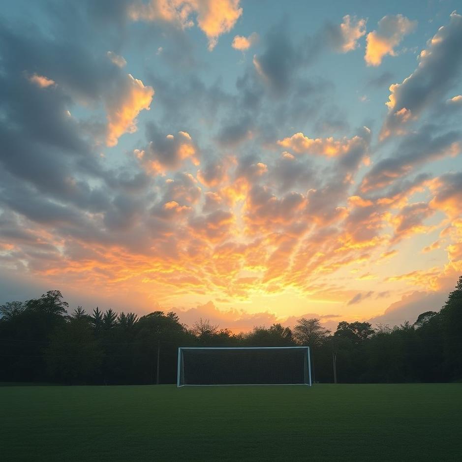 Dream : Walking around the goal in a dream