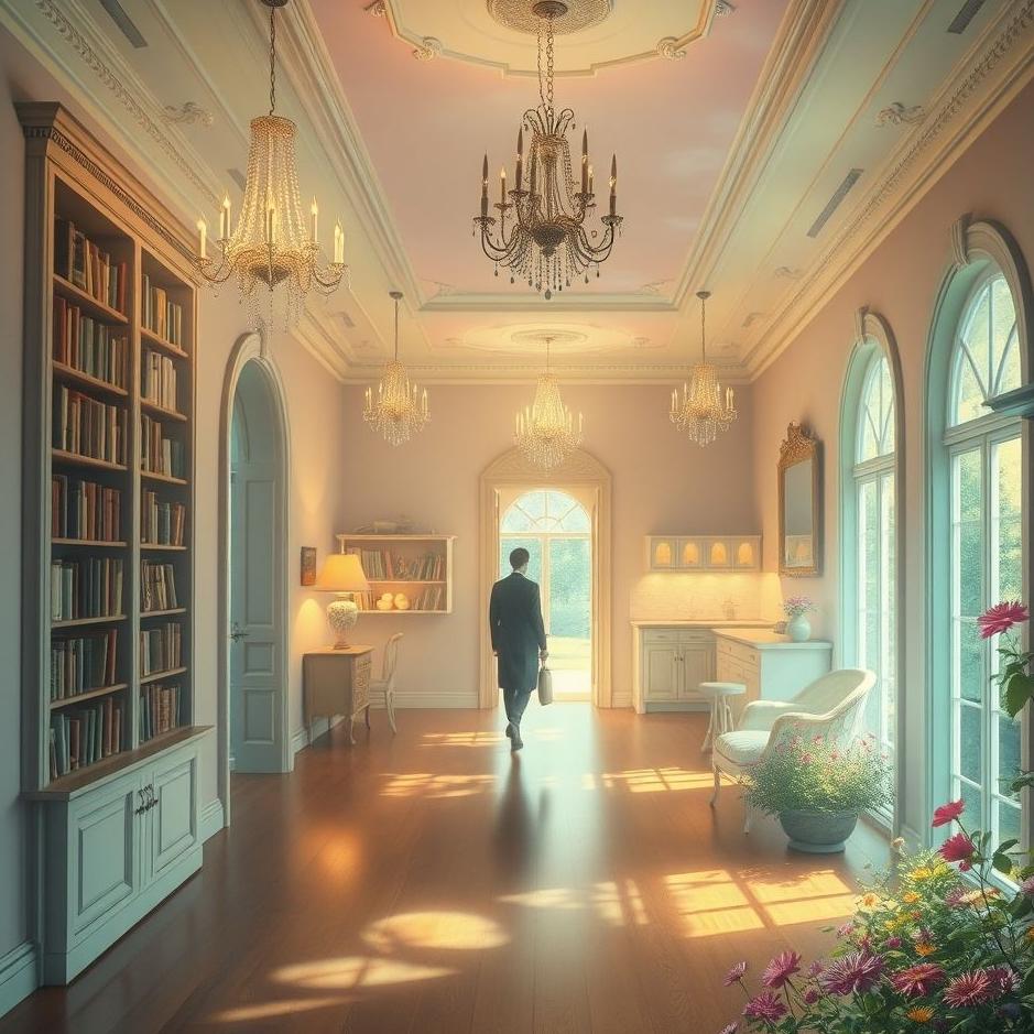 Dream : Walking around the rooms of the house in a dream