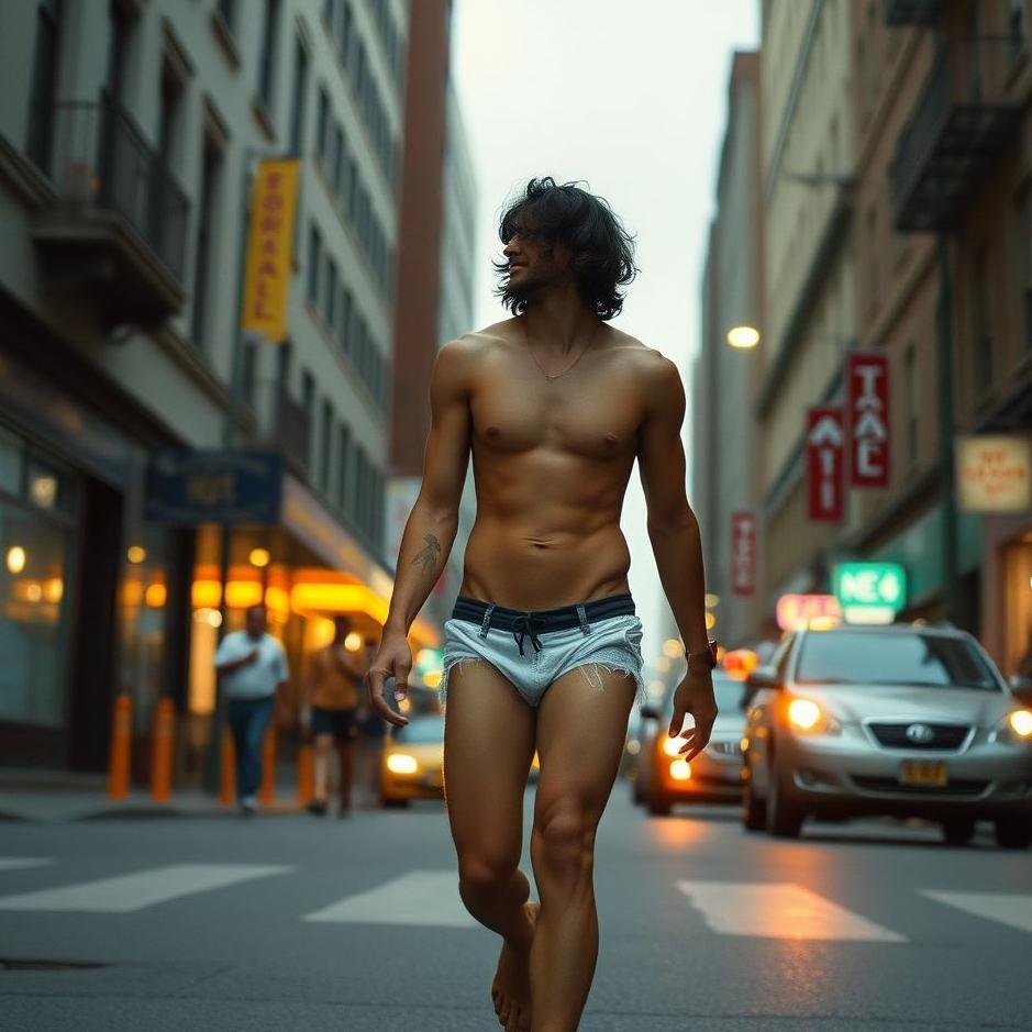 Dream : Walking around the street in your underwear in a dream