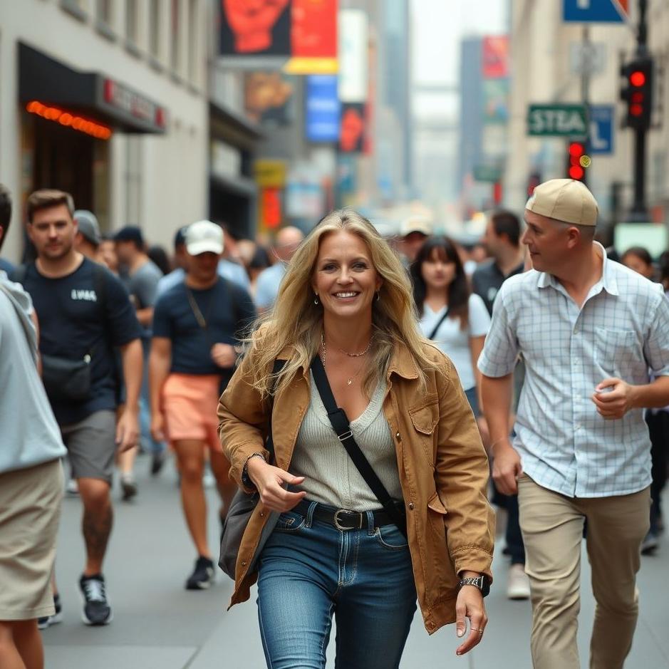 Dream : Walking around with a celebrity 